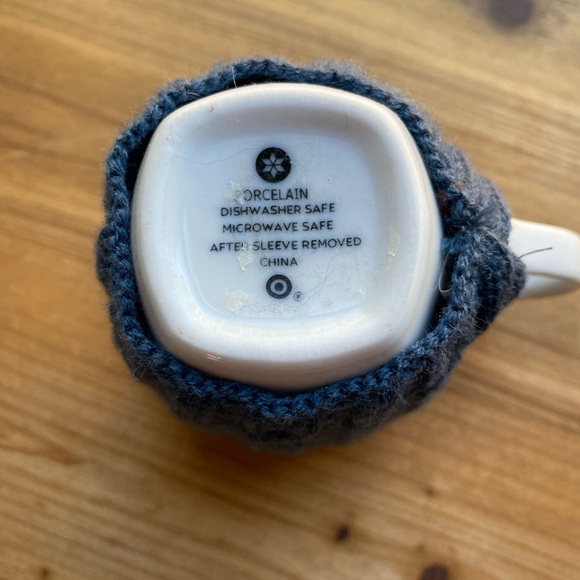 NEW White Winter Coffee Mug with Blue Sweater Mugs for Holidays Holiday Cups Cup - Picture 6 of 6